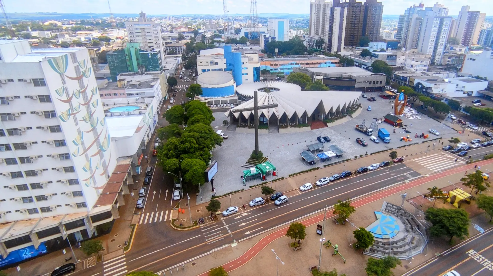 Vista Norte do escritório Costa & Silva - Advogados